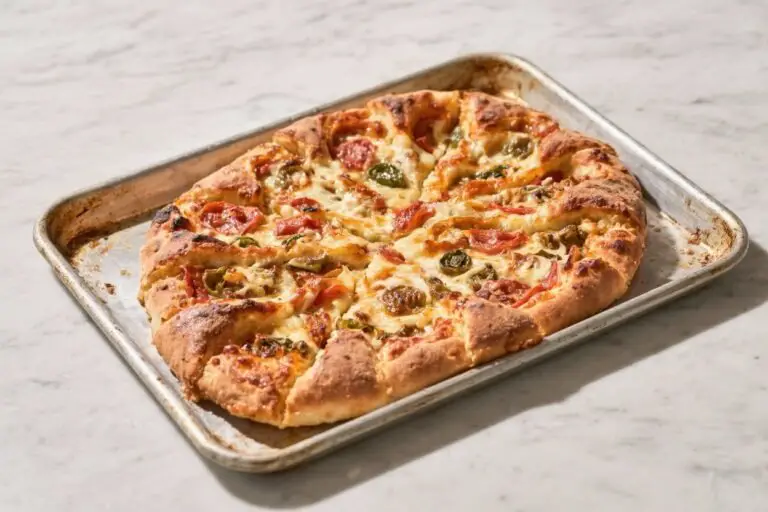 Sicilian Sheet-Pan Pizza (Sfincione) – Thick, Fluffy, and Packed With Flavor