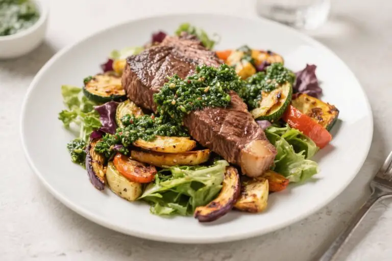 Chimichurri Steak and Roasted Veggie Salad: The 20-Minute Power Plate That Tastes Like Saturday Night