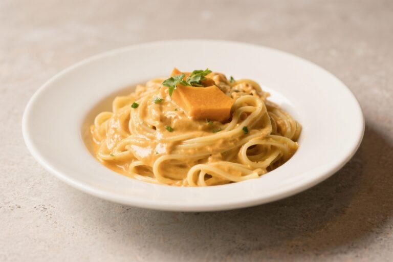 Creamy Pumpkin Alfredo Pasta That Tastes Like Fall in a Bowl (But Takes Less Time Than a Takeout Order)