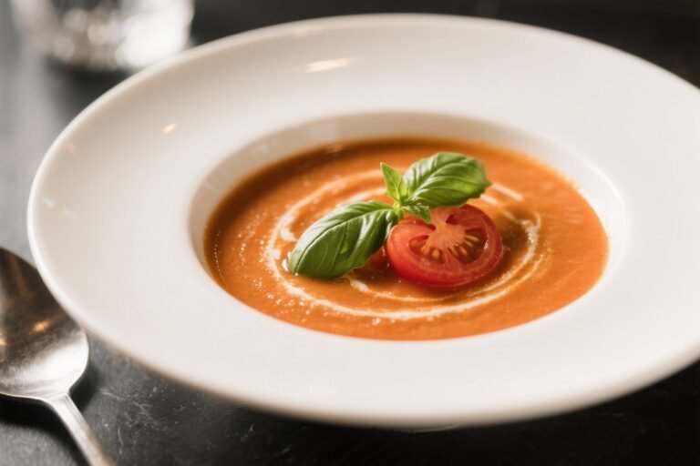Tomato Basil Soup – Cozy, Fresh, and Comforting