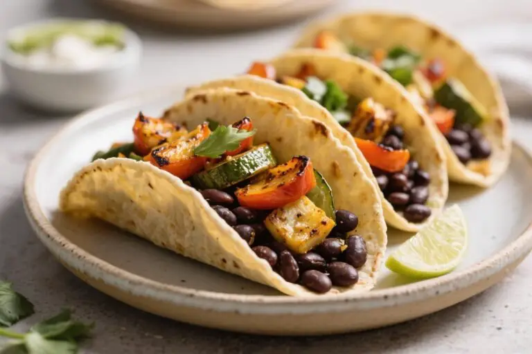 Black Bean Tacos with Roasted Vegetables: The 20-Minute Flavor Bomb You’ll Cook on Repeat
