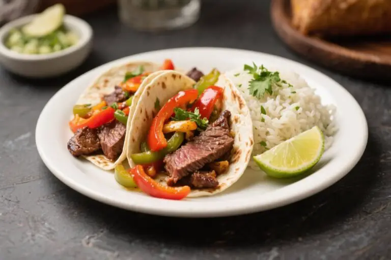 Steak Fajitas With Bell Peppers & Cilantro-Lime Rice – A Colorful, Flavor-Packed Dinner