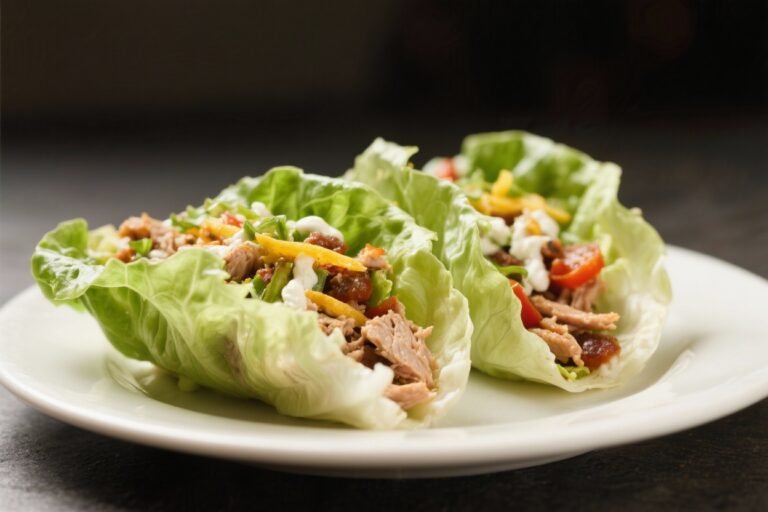Low-Carb Turkey Taco Lettuce Wraps (30-Minute Meal) – Fresh, Fast, and Flavor-Packed