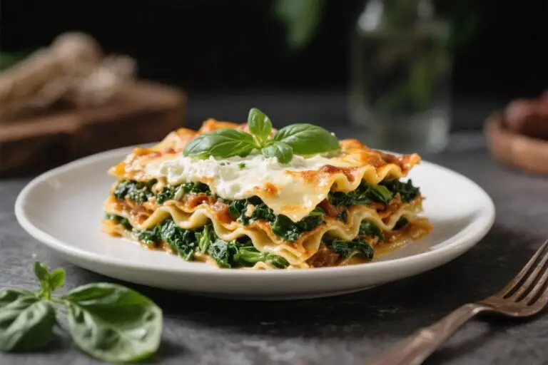 Vegetarian Spinach Lasagna With Ricotta – Comforting, Creamy, and Simple