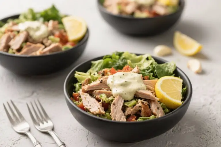 Mediterranean Turkey Bowls With Lemon Garlic Sauce – Fresh, Bright, and Satisfying