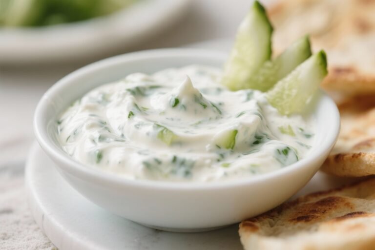 Greek Tzatziki Sauce Recipe (Creamy & Authentic) – Fresh, Bright, and Easy