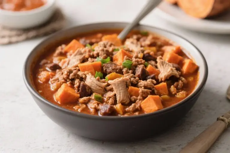 High-Protein Turkey Chili With Sweet Potatoes – Hearty, Simple, and Satisfying