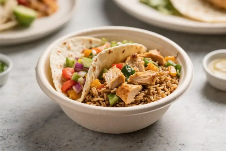 Chicken Burrito Bowl With Brown Rice & Veggies – A Fresh, Filling Weeknight Favorite