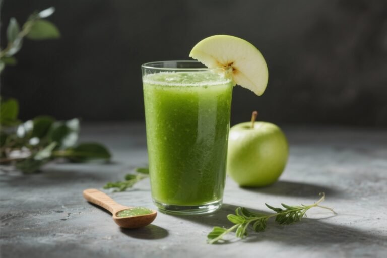 Green Detox Juice With Apple for Daily Cleanse – Fresh, Simple, and Energizing