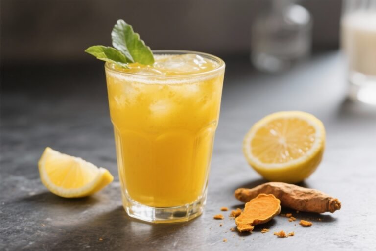 Turmeric Lemon Wellness Juice for Inflammation Relief – Bright, Zesty, and Soothing