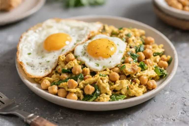 Vegan Savory Chickpea Breakfast Scramble – A Hearty, Protein-Packed Morning Meal