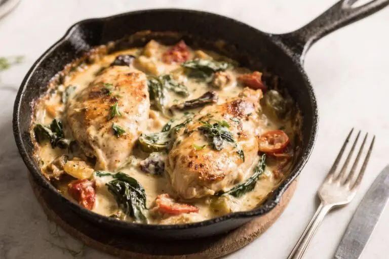 Creamy Tuscan Chicken Skillet – A Cozy, Flavor-Packed Weeknight Dinner