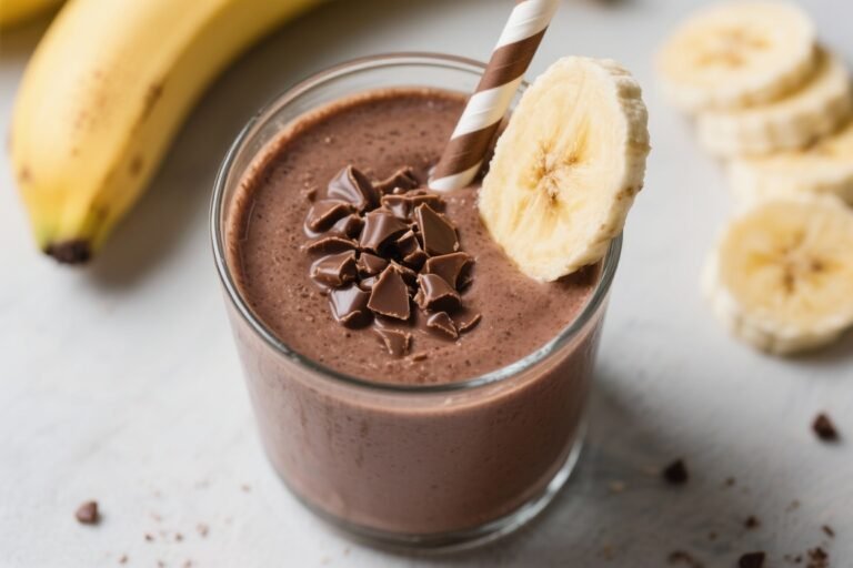 Vegan Chocolate Banana Breakfast Smoothie – Creamy, Energizing, and Easy