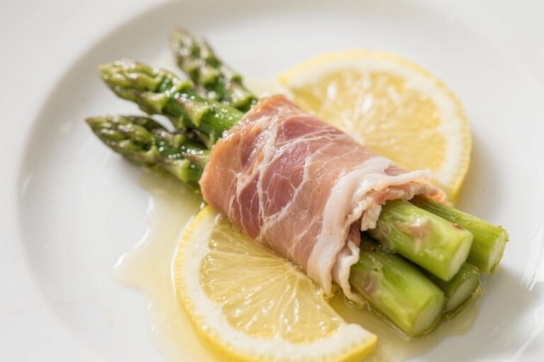 Parma Ham–Wrapped Asparagus with Lemon and Olive Oil – A Bright, Savory Appetizer