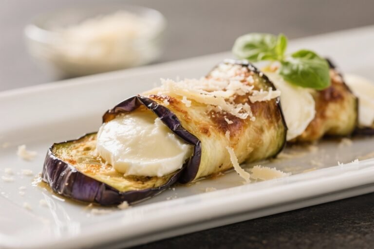 Eggplant Involtini with Mozzarella and Parmesan – Cozy, Cheesy Italian Comfort