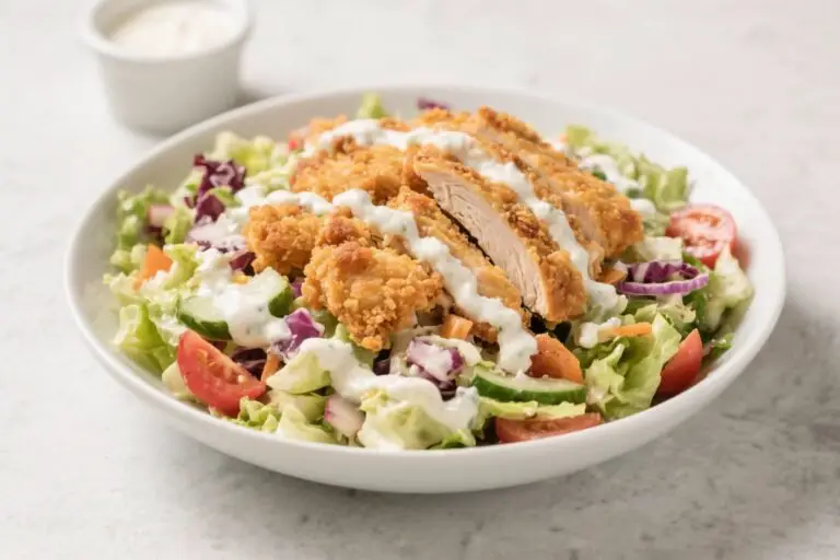 Crispy Chicken Ranch Chopped Salad – Fresh, Crunchy, and Satisfying