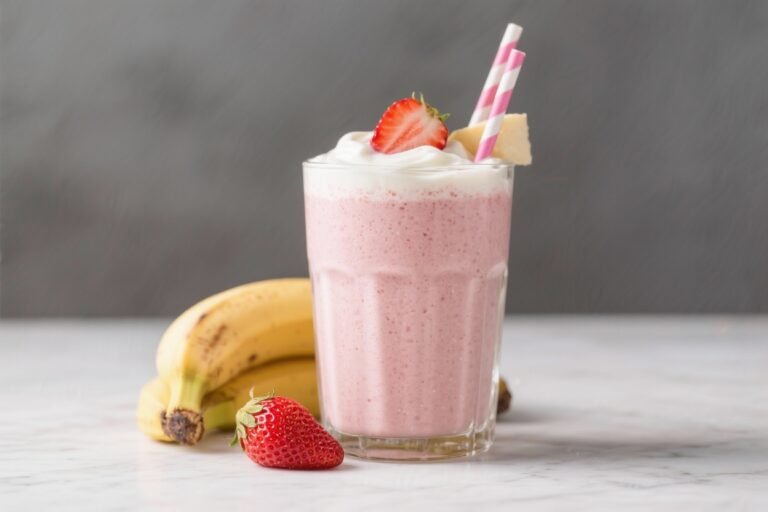 Strawberry Banana Yogurt Smoothie – A Creamy, Refreshing Classic