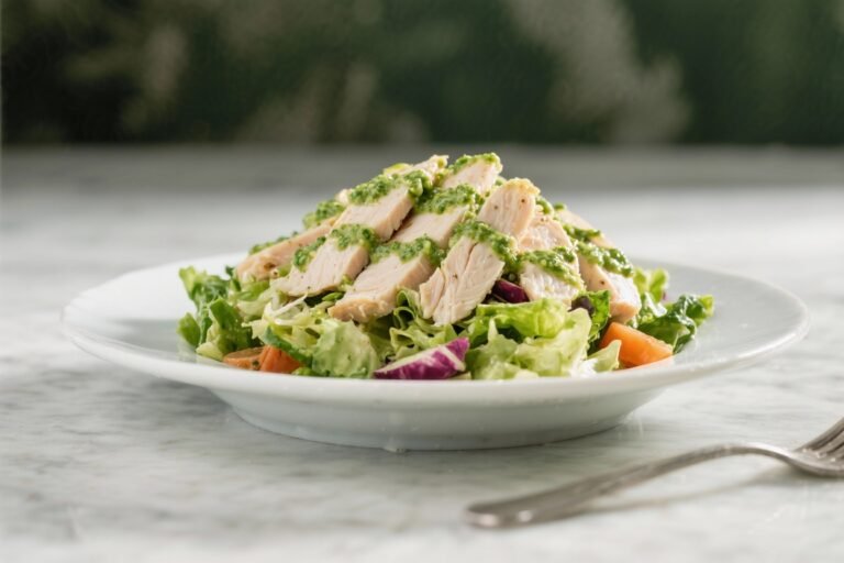 Detox Green Goddess Chicken Salad – Fresh, Bright, and Satisfying