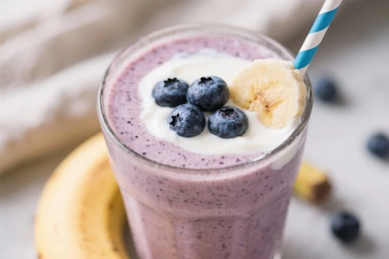 Blueberry Banana Yogurt Smoothie – A Creamy, Feel-Good Breakfast