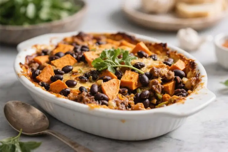 Vegan Sweet Potato Black Bean Casserole – Cozy, Flavor-Packed, And Easy