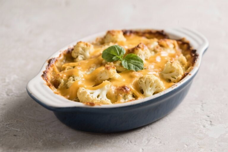 Vegan Cheesy Cauliflower Casserole – Comfort Food Made Plant-Based