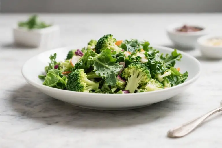 Detox Kale + Broccoli Glow Salad – Fresh, Crunchy, and Bright